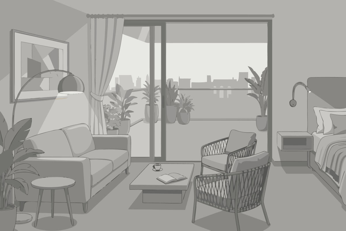 Habitación Doble con vistas al jardín